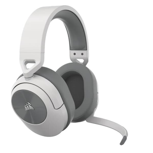 CORSAIR HS55 Trådlöst Gamingheadset - Dolby Audio 7.1 Surroundljud - Vit