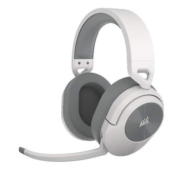 CORSAIR HS55 Trådlöst Gamingheadset - Dolby Audio 7.1 Surroundljud - Vit