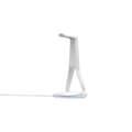 Miniatyrbild 2 av 5: Hörlurs-/headsetstativ - THE G-LAB - K-STAND HYDROGEN - 2 USB-portar - Vit