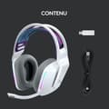 Miniatyrbillede 6 af 6: Gaming Headset - Trådløst - LOGITECH G - G733 LIGHTSPEED - Hvid
