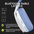 Miniatyrbillede 3 af 6: Logitech -G435 LIGHTSPEED trådløst gamingheadset - HVID - Let Bluetooth med indbygget mikrofon til Dolby Atmos, PC, PS4, PS5, mobil