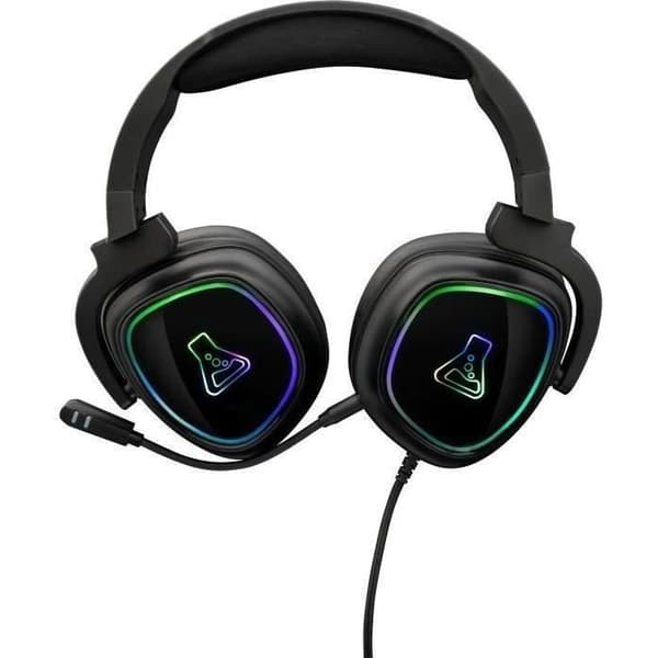 Trådbundet spelheadset - The G-Lab - KORP RADIUM - Mikrofon - RGB - Svart
