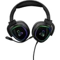 Miniatyrbild 3 av 6: Trådbundet spelheadset - The G-Lab - KORP RADIUM - Mikrofon - RGB - Svart