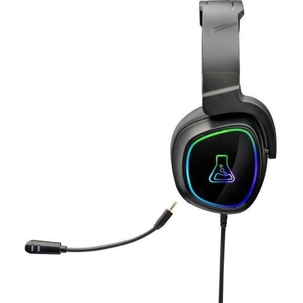 Trådbundet spelheadset - The G-Lab - KORP RADIUM - Mikrofon - RGB - Svart