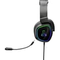 Miniatyrbild 6 av 6: Trådbundet spelheadset - The G-Lab - KORP RADIUM - Mikrofon - RGB - Svart