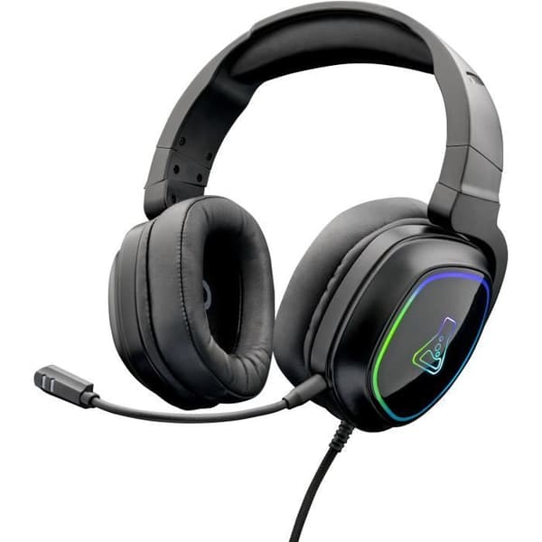 Trådbundet spelheadset - The G-Lab - KORP RADIUM - Mikrofon - RGB - Svart