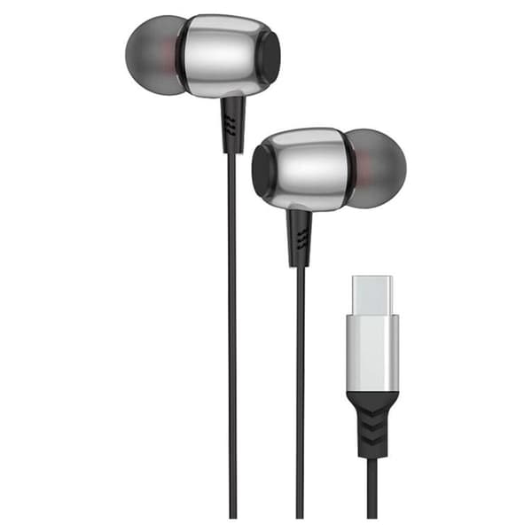 Blue Star Trådbunden Hörlurar USB-C Mikrofon M09C Svart