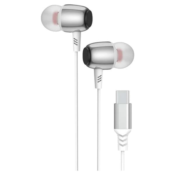 Blue Star Trådbunden Hörlurar USB-C Mikrofon M09C - Vit