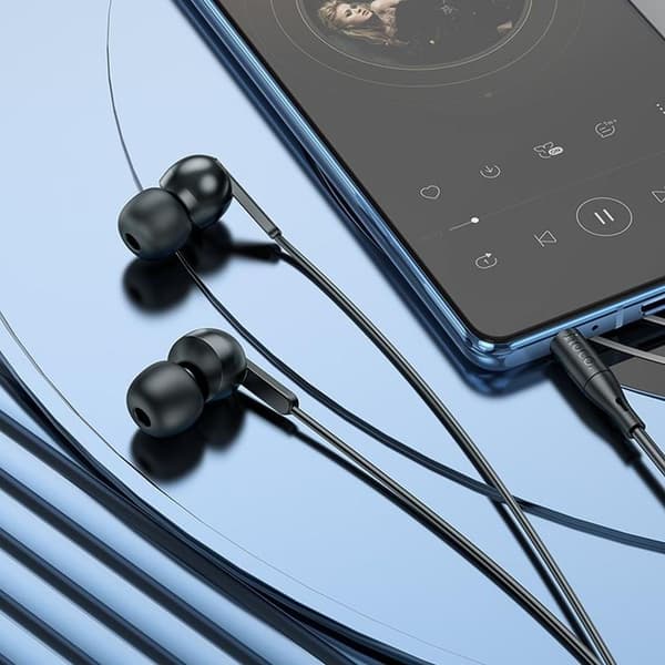 Hoco In-Ear Trådbundna Hörlurar Jack 3.5 mm M124 - Svart