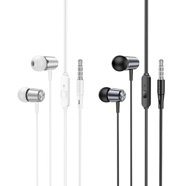 Hoco In-Ear Trådbundna Hörlurar Jack 3.5 mm M108 - Grå