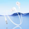 Miniatyrbild 4 av 6: Hoco In-Ear Trådbundna Hörlurar Jack 3.5 mm M124 - Vit