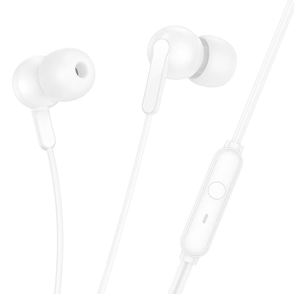 Hoco In-Ear Trådbundna Hörlurar Jack 3.5 mm M124 - Vit