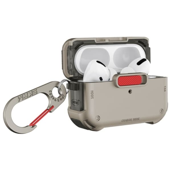 Skinarma Airpods Pro 2 Skal Mecha - Titanium