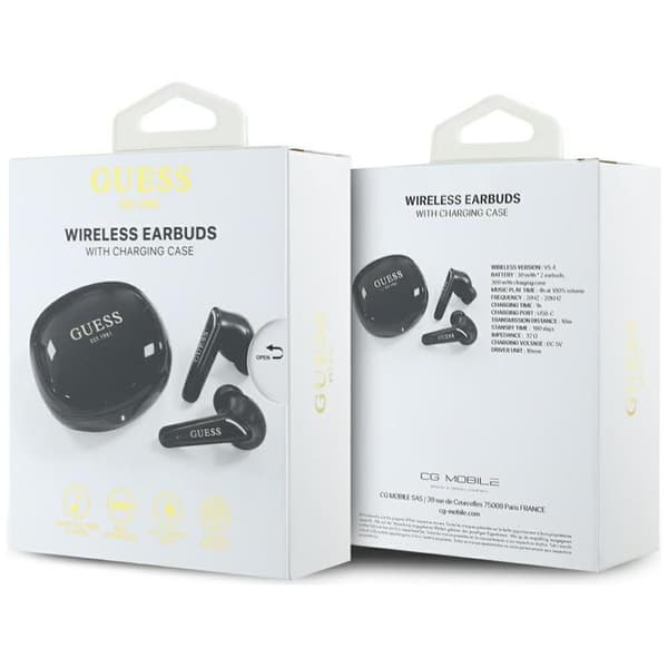 Guess TWS In-Ear Hörlurar Flat Classic Logo Electroplated