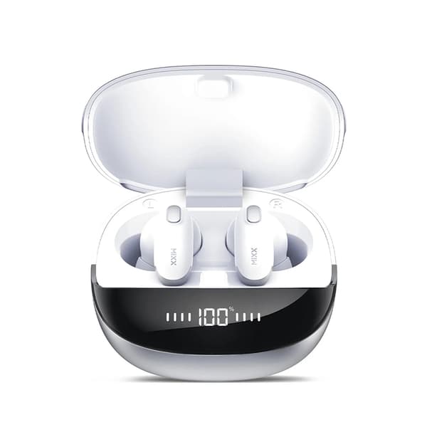 Mixx Qi TWS In-Ear Hörlurar Hybrid Charge 2 - Vit