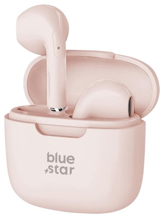 Blue Star Trådlösa In-Ear Hörlurar Bluetooth TWS FI7 - Rosa