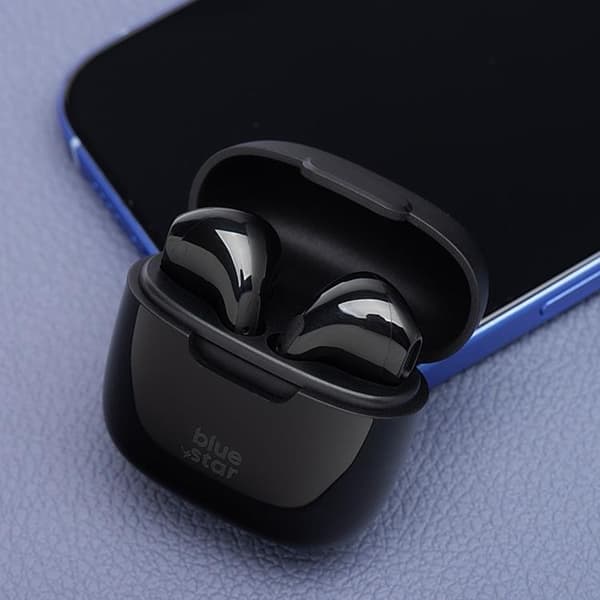 Blue Star Trådlösa In-Ear Hörlurar Bluetooth TWS FI7 - Svart