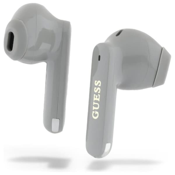 Guess TWS In-Ear Hörlurar Elongated Printed Logo - Grå