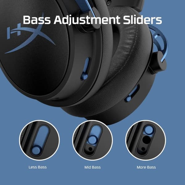 HyperX Cloud Alpha S – Gamingheadset med 7.1 Surround & Justerbar Bas