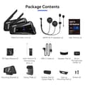 Miniatyrbillede 2 af 2: Motorcykel Headset Intercom, Mesh Kommunikationssystem, Parallel Audio,2STK