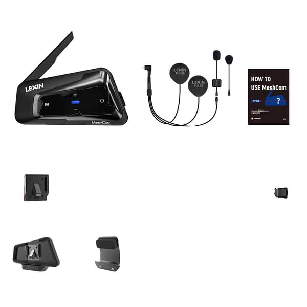 Motorcykel Headset Intercom, Mesh Kommunikationssystem, Parallel Audio,1STK