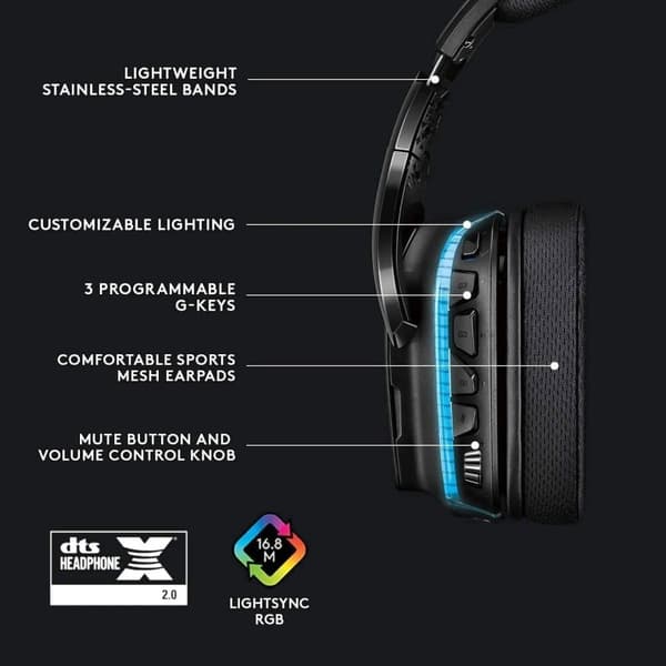 Logitech G635 LIGHTSYNC RGB Gaming Headset
