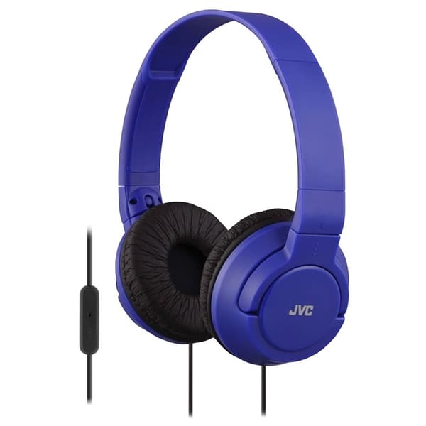 JVC SR18 on-ear hörlurar med mikrofon - Mörkblå