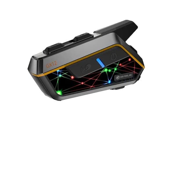 Motorcykel Bluetooth Intercom, 2000M Räckvidd, FM Radio Integration, 1PCS GX12