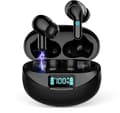 Miniatyrbild 1 av 5: Bluetooth-headset med ultralång standbytid, brusreducering, samtal, musik, uthållighet i örat, Bluetooth 5.3