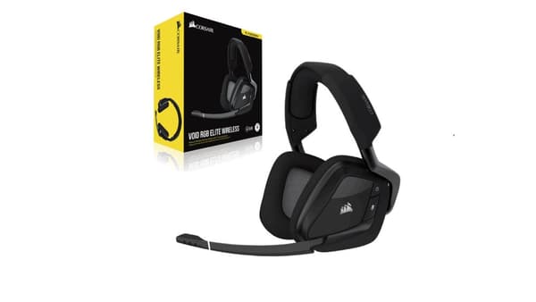 Högkvalitativt Trådlöst gamingheadset VOID RGB ELITE Wireless - kolfärgat