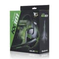 Miniatyrbild 3 av 6: Gamer PC-headset med mikrofon och stereoljud - svart/grönt -