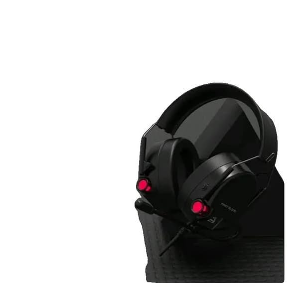 Gaming headset, virtuel 7.1 lydeffekt, foldbart design, behagelig at have på,H10 Sort