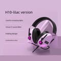 Miniatyrbillede 2 af 2: Gaming headset, virtuel 7.1 lydeffekt, foldbart design, behagelig at have på,H10 Lilla