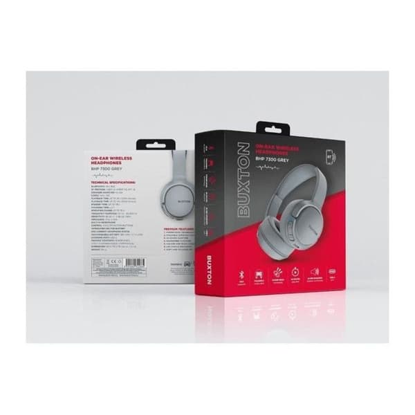 Trådlösa on-ear-hörlurar - Buxton - BHP 7300 GRÅ