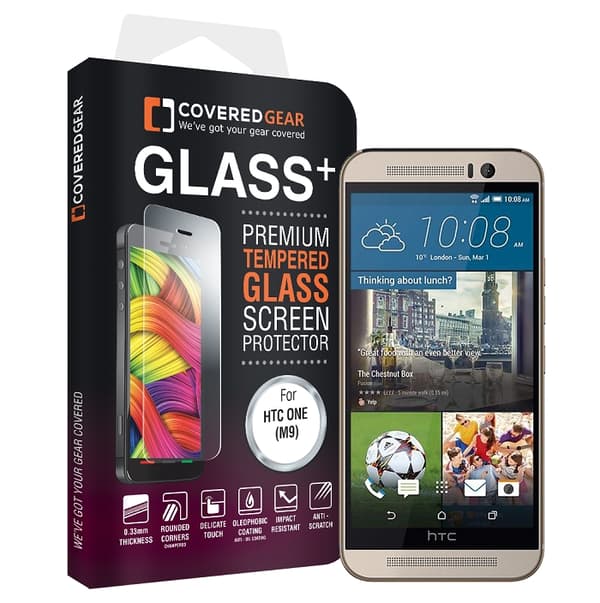 CoveredGear Härdat Glas Skärmskydd till HTC One M9