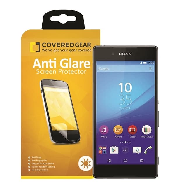 CoveredGear Anti-Glare skärmskydd film till Sony Xperia Z5