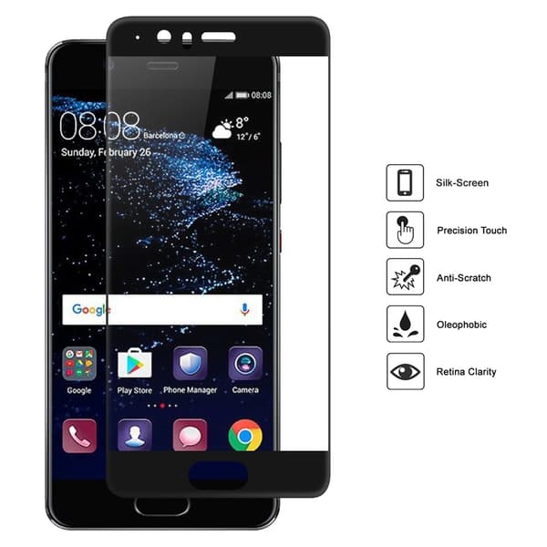 Huawei P10 Plus (3-PACK) HeliGuard 3D EXXO-Skärmskydd (HD) Guld Guld, Guld