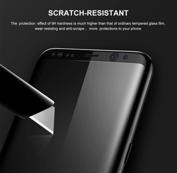 Samsung Galaxy S8 - (3-PACK) HuTech EXXO-Skärmskydd med Ram