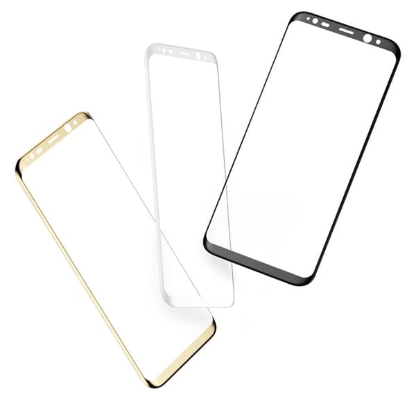 Samsung Galaxy S8 - (3-PACK) HuTech EXXO-Skärmskydd med Ram