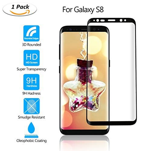 Samsung Galaxy S8 - HeliGuard EXXO-Skärmskydd med Ram (HD) Vit Vit