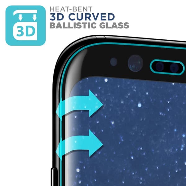 Samsung Galaxy S8 (2-PACK) ProGuard EXXO-Skärmskydd 3D