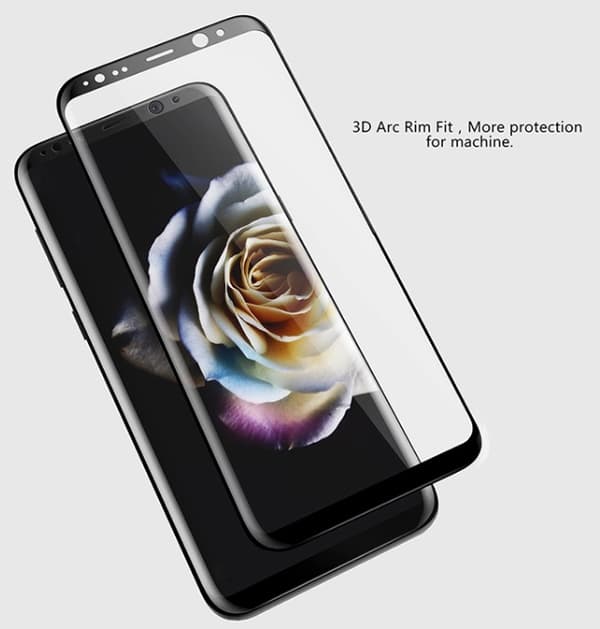 Samsung Galaxy S8 (2-PACK) ProGuard EXXO-Skärmskydd 3D Vit Vit