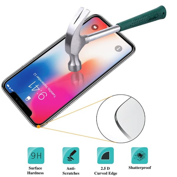 iPhone X/XS Skärmskydd - Härdat Glas