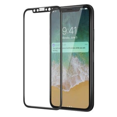 Skärmskydd för iPhone X (MyGuard) 3D/HD-Clear (2-PACK) Genomskinlig