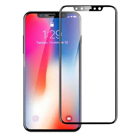 iPhone X - Skärmskydd 3D från D:fence 2-PACK