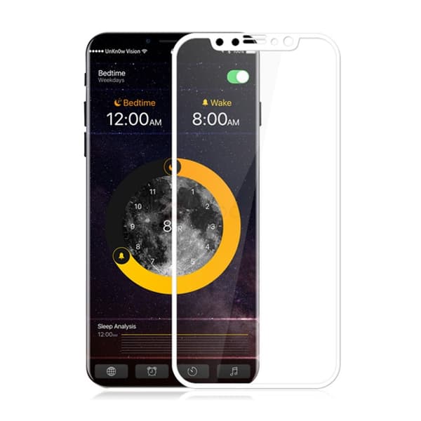 iPhone X - Skärmskydd 3D från D:fence 2-PACK