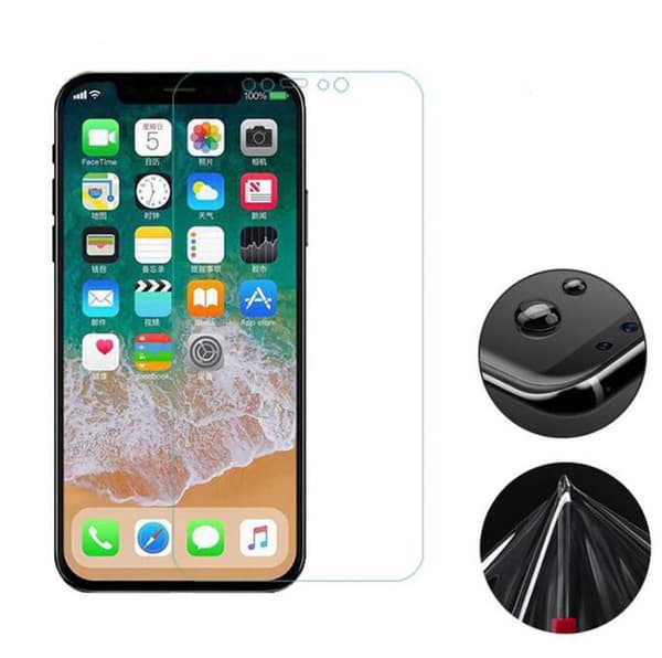 iPhone X - Skärmskydd 3D från D:fence 2-PACK