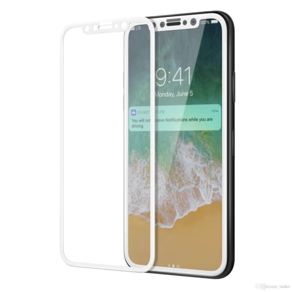 iPhone X - Skärmskydd 3D från D:fence 2-PACK
