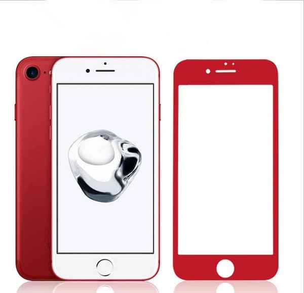 3-PACK HuTechs Carbon-Skärmskydd - iPhone 7 (3D/HD)