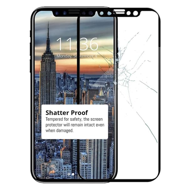 HeliGuards Skärmskydd för iPhone X (Skärmskydd Full-cover)